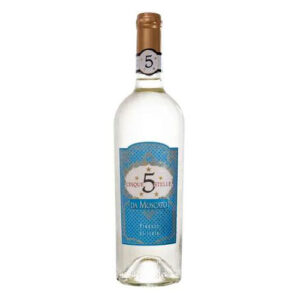 Wine Cinque 5 Stelle White Moscato 750ml